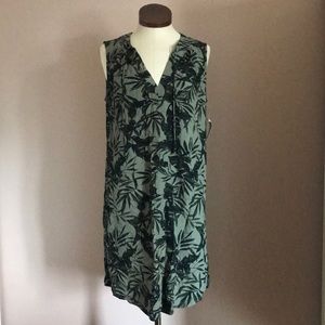 Army green patterned NWT dress